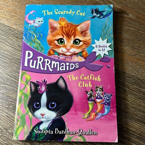 Purrmaids The Scaredy Cat and The Catfish Club by Sudipta Bardhan-Quallen - Picture 1 of 5